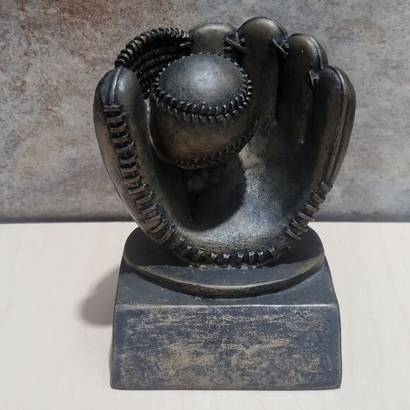 PDU Baseball Mitt Glove Ball Gold Champs Sports Award Trophy - Picture 1 of 11